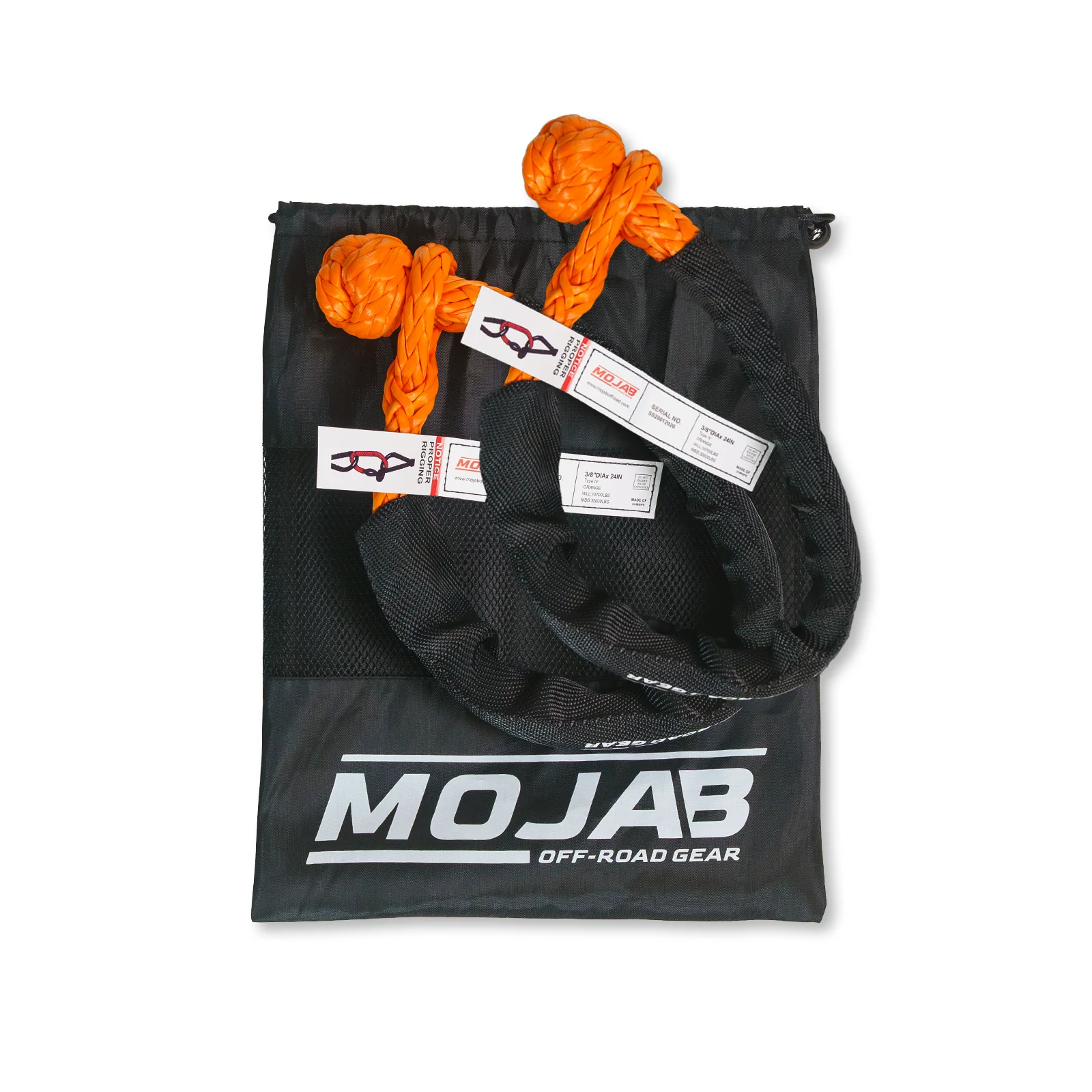 Soft Shackle 3/8'' x 22” with sleeve and bag (Set of 2 Shackles) (Lifetime Warranty) - Image 5