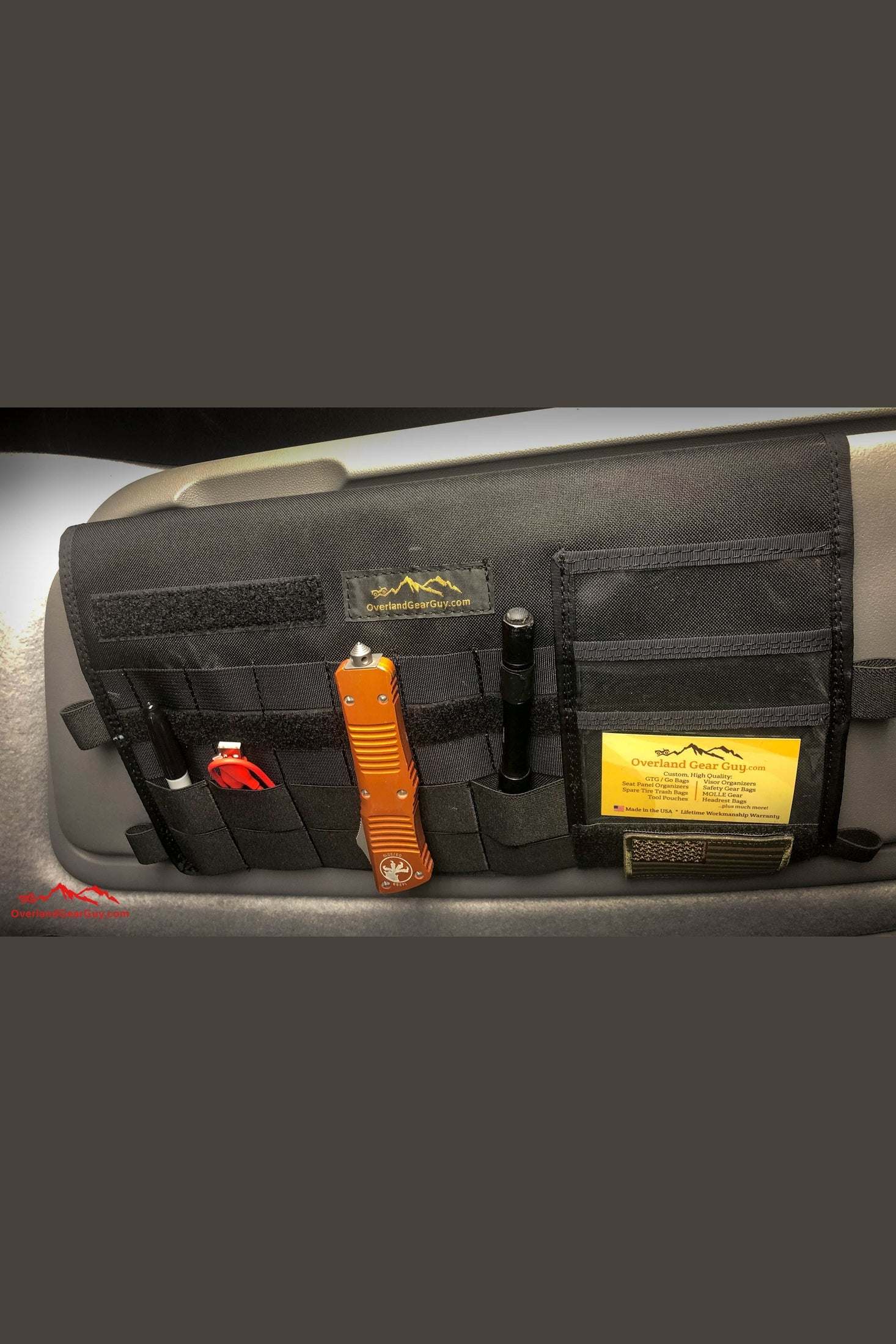 Sprinter Sun Visor Organizer with Mirror - Image 3