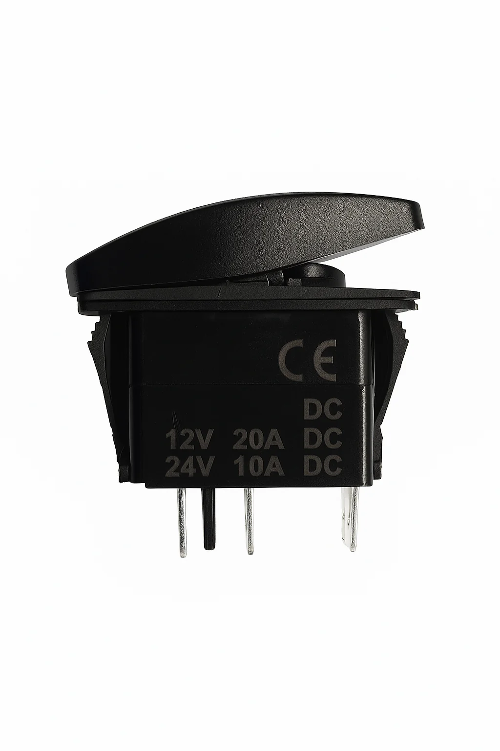 Starlink 12V/24V Waterproof Illuminated Rocker Switch – SPST 5-Pin (Blue Logo)
