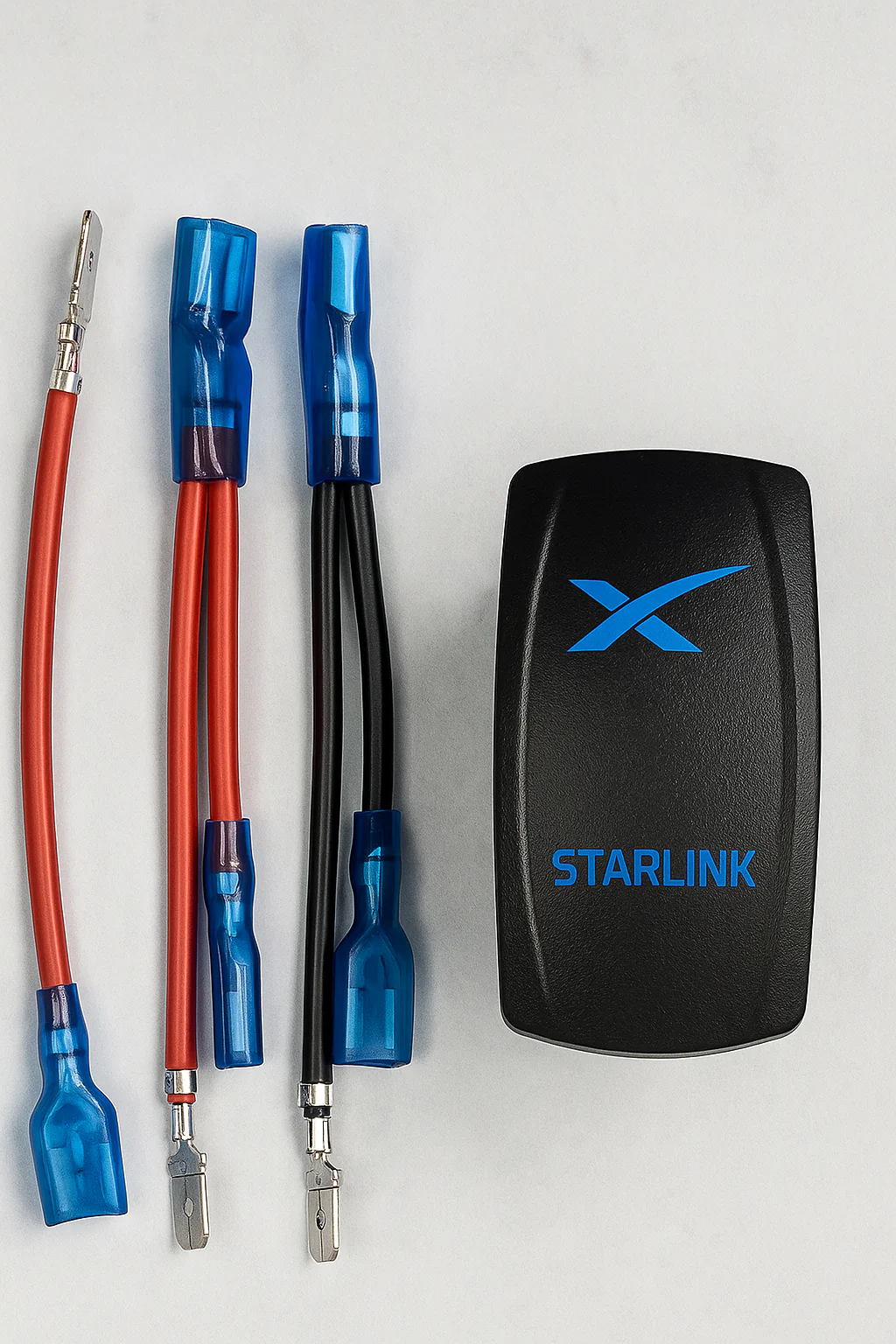 Starlink 12V/24V Waterproof Illuminated Rocker Switch – SPST 5-Pin (Blue Logo) - Image 2