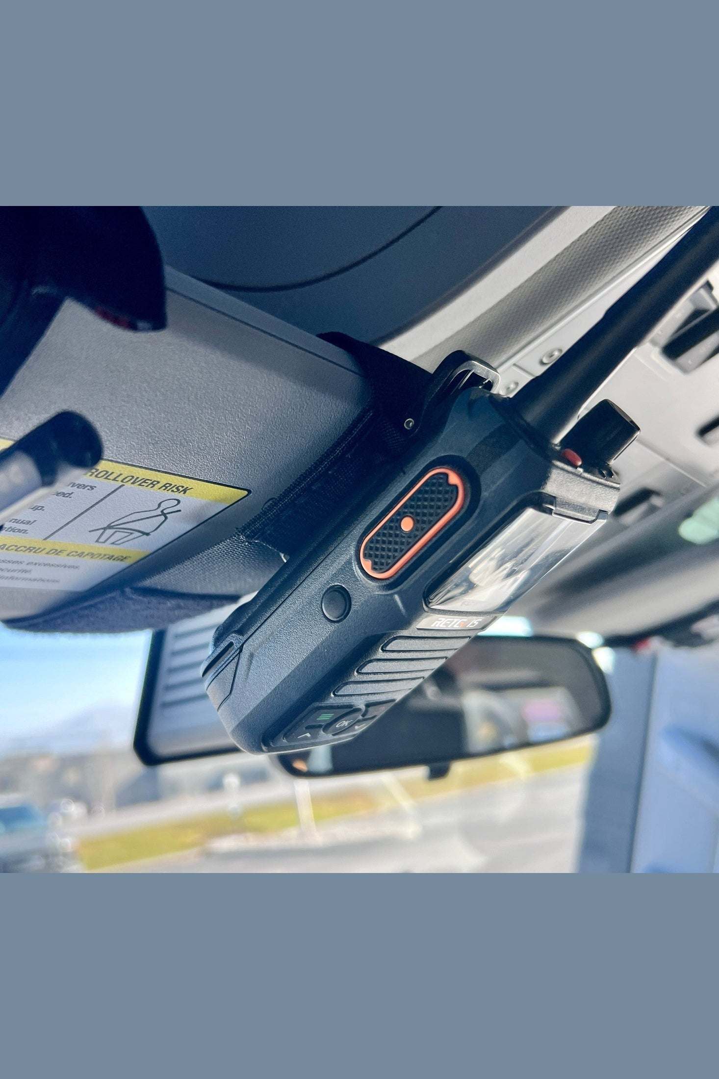 Sun Visor Radio Pouch - Perfect for Radios & GPS Units, Open Style