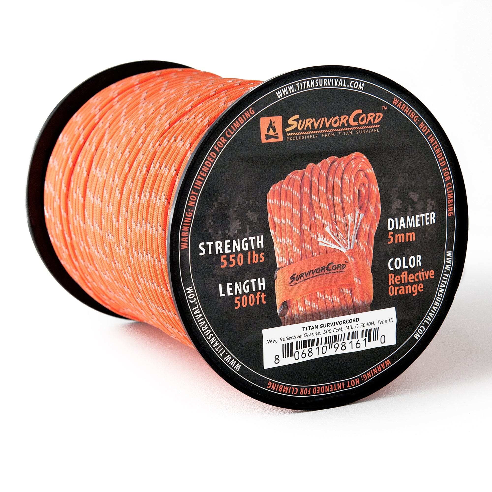 SurvivorCord | REFLECTIVE-ORANGE - Image 8