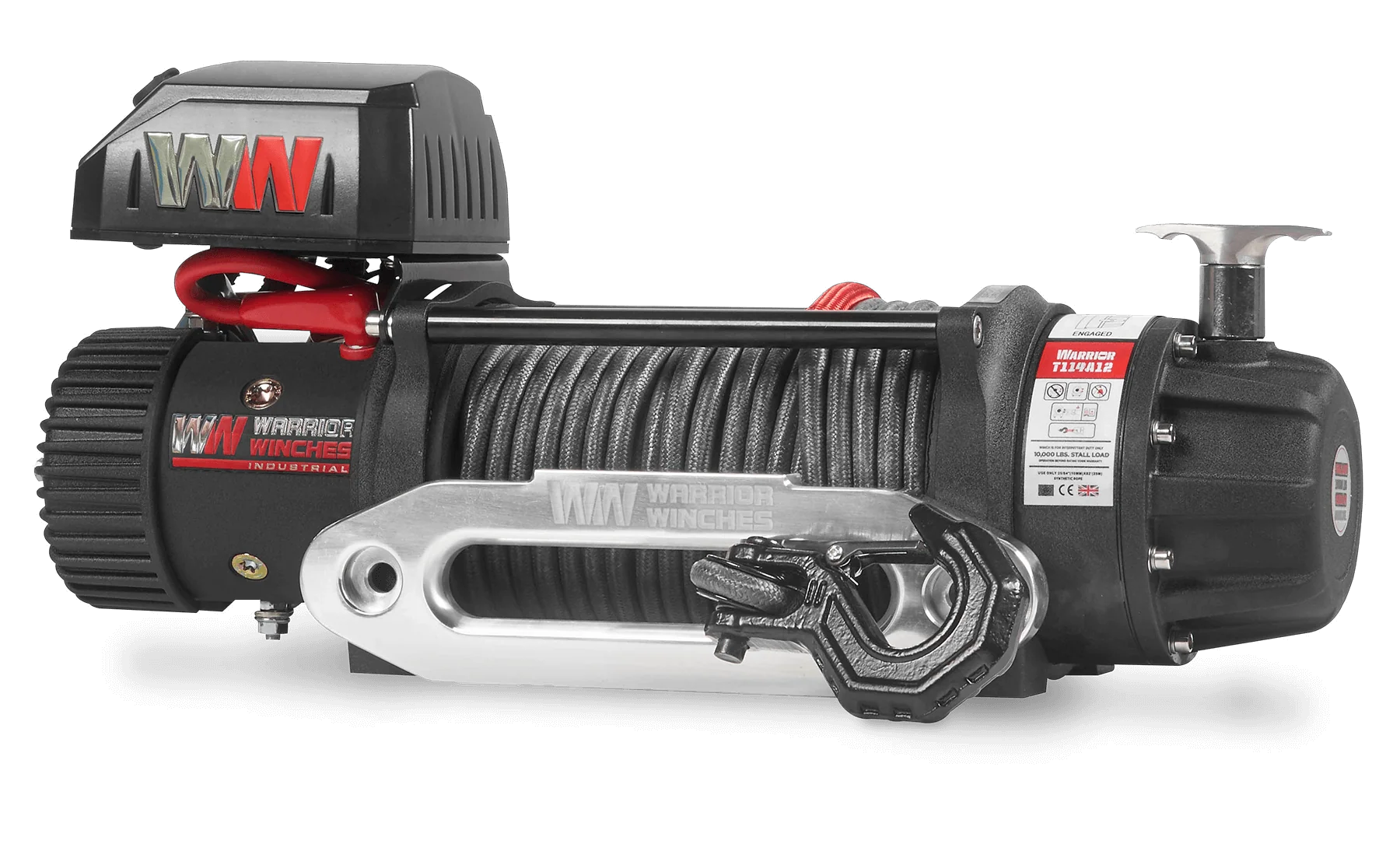 T1000 14,500lb Severe Duty 12v Electric Winch - Synthetic Rope - Image 3