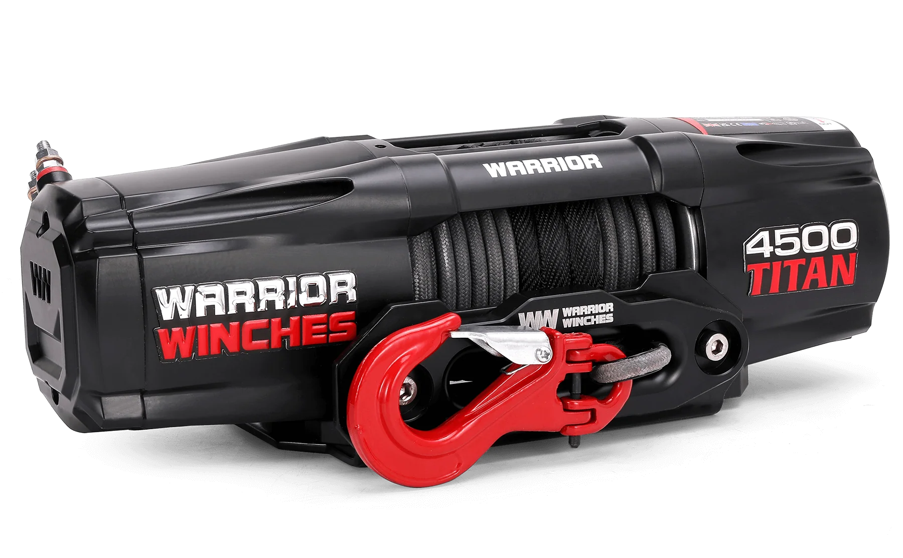 Titan 4,500lb 12v Electric Winch - Synthetic Rope
