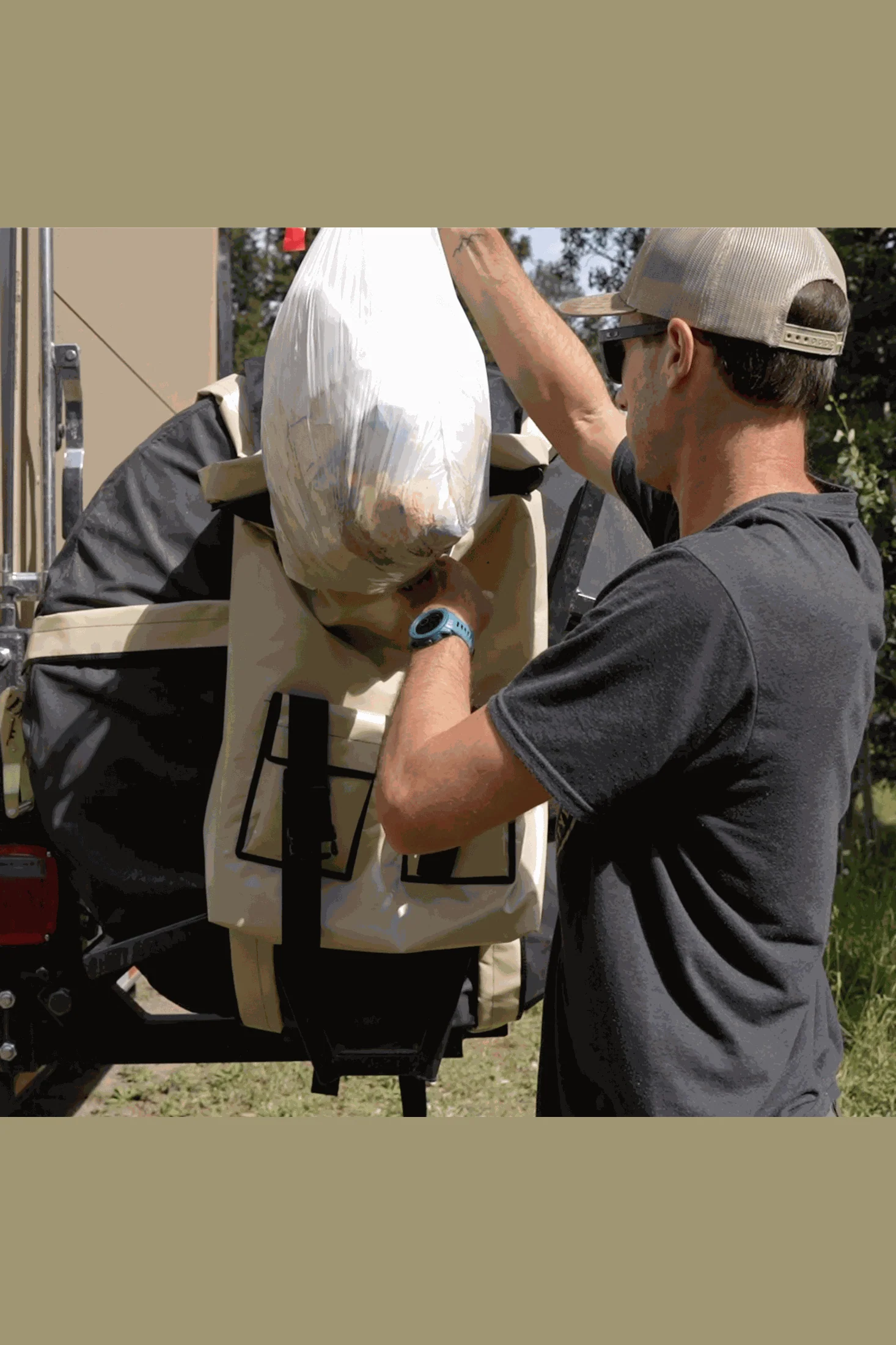 Spare Tire Trash Bag Strap Covers - Vinyl, UV-Resistant, Snug Fit - Image 4