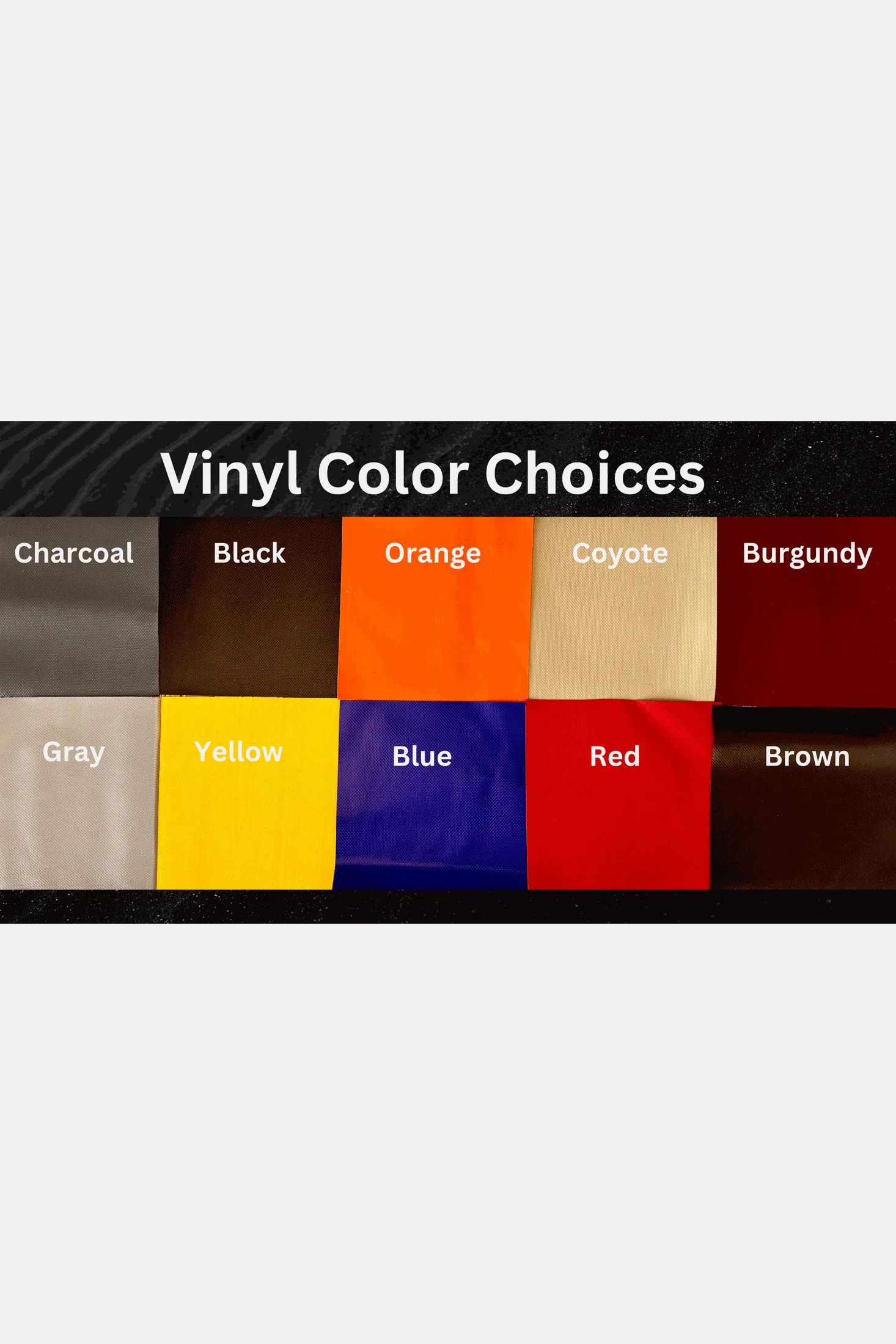 Spare Tire Trash Bag Strap Covers - Vinyl, UV-Resistant, Snug Fit - Image 5