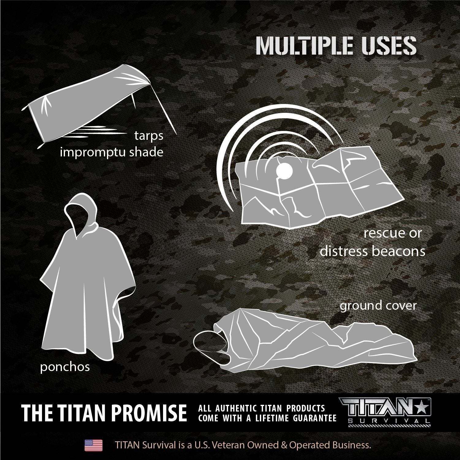 XL Emergency Survival Blankets, 5-Pack - Image 11