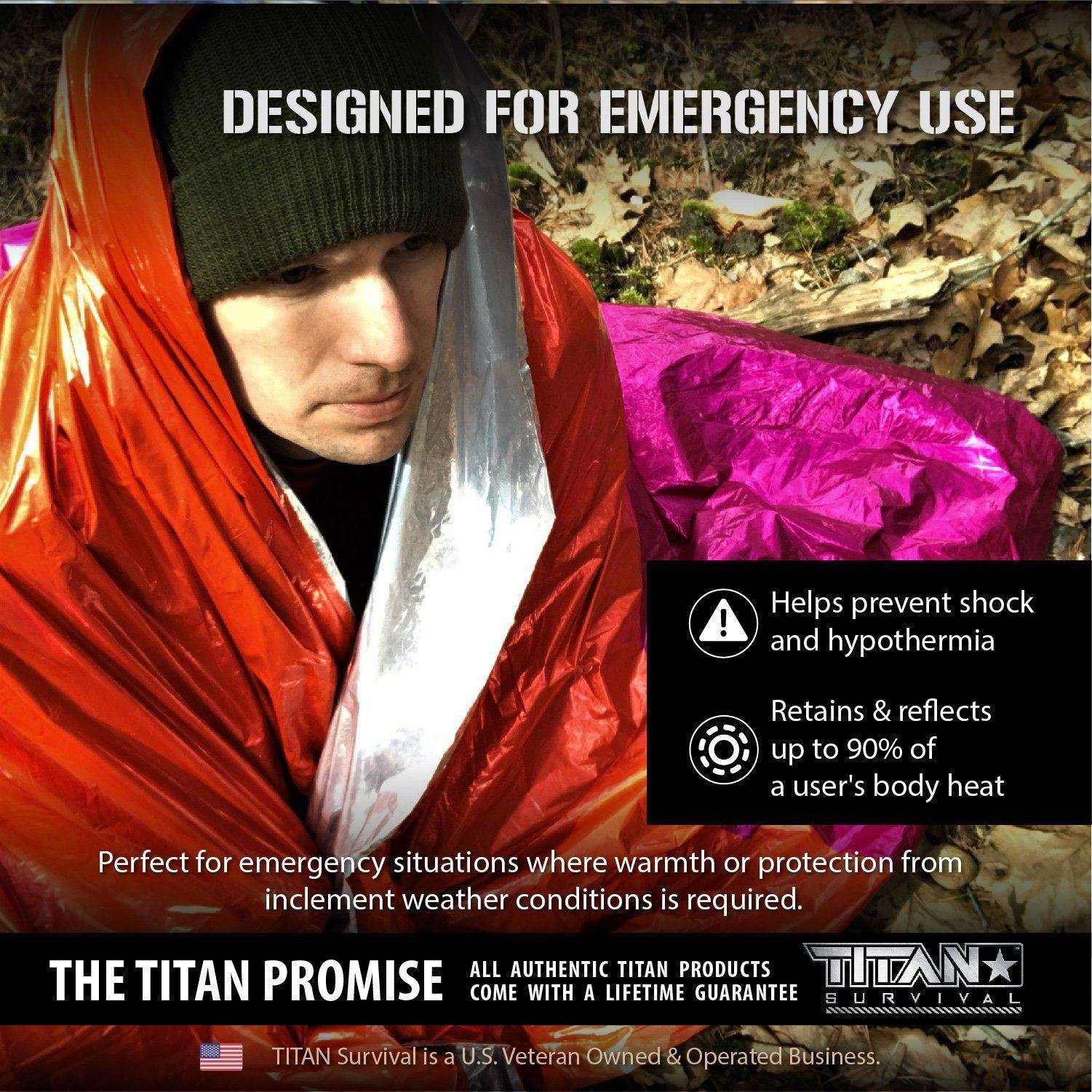 XL Emergency Survival Blankets, 5-Pack - Image 8